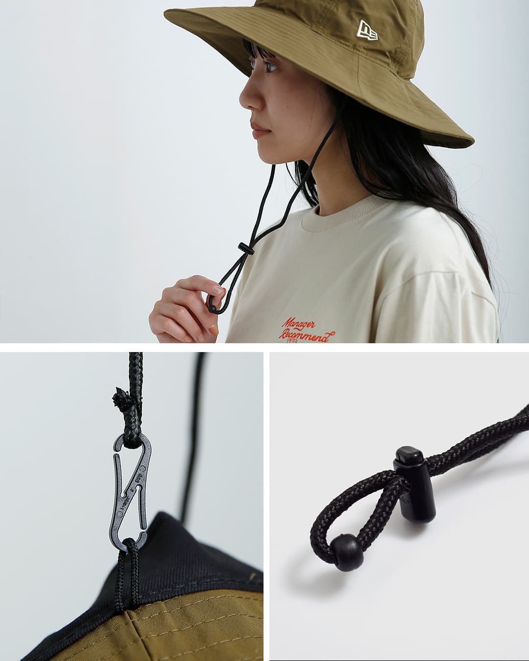 NEW ERA ニューエラ エクスプローラー ワイド ブリム ナイロン ハット