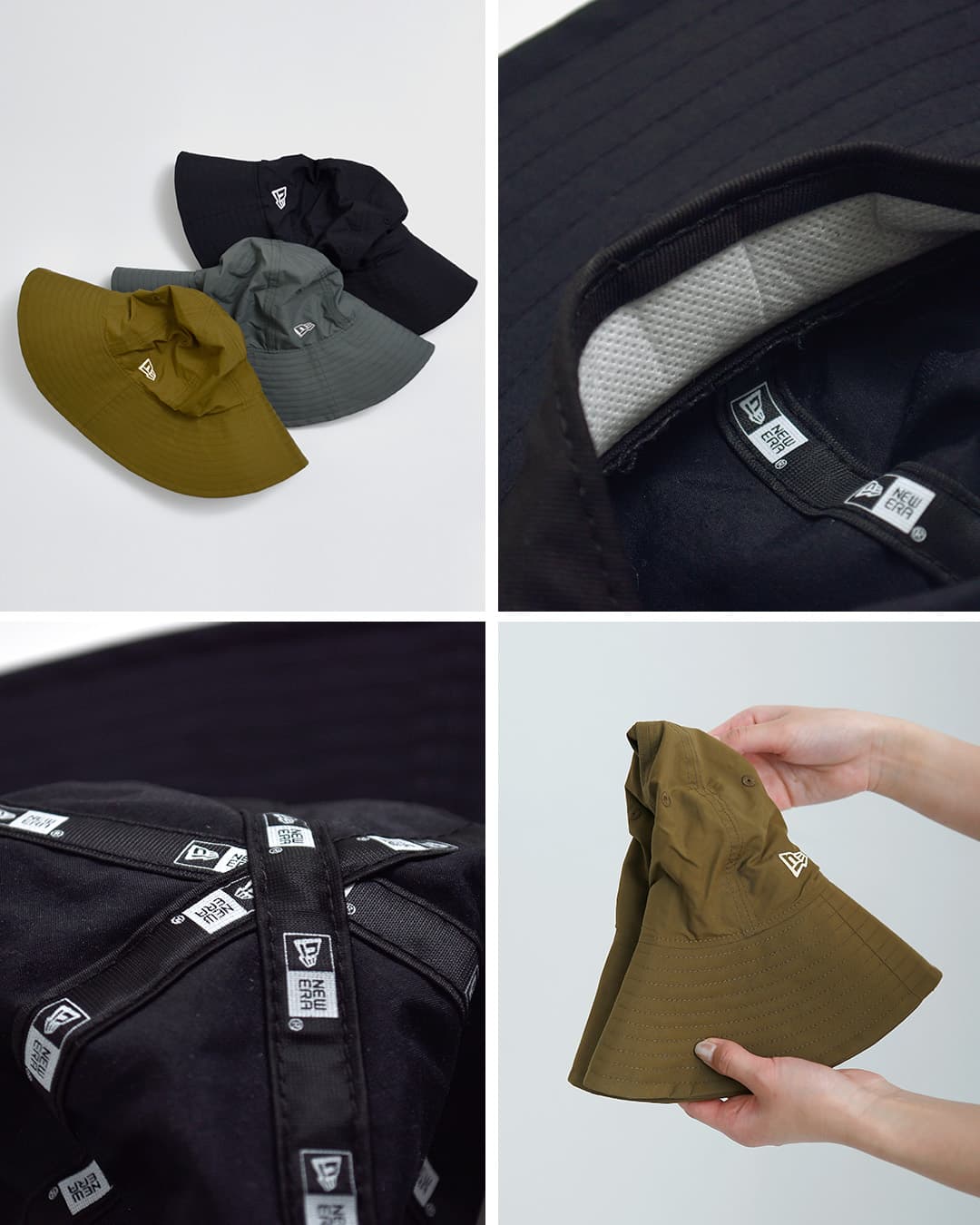 NEW ERA ニューエラ エクスプローラー ワイド ブリム ナイロン ハット