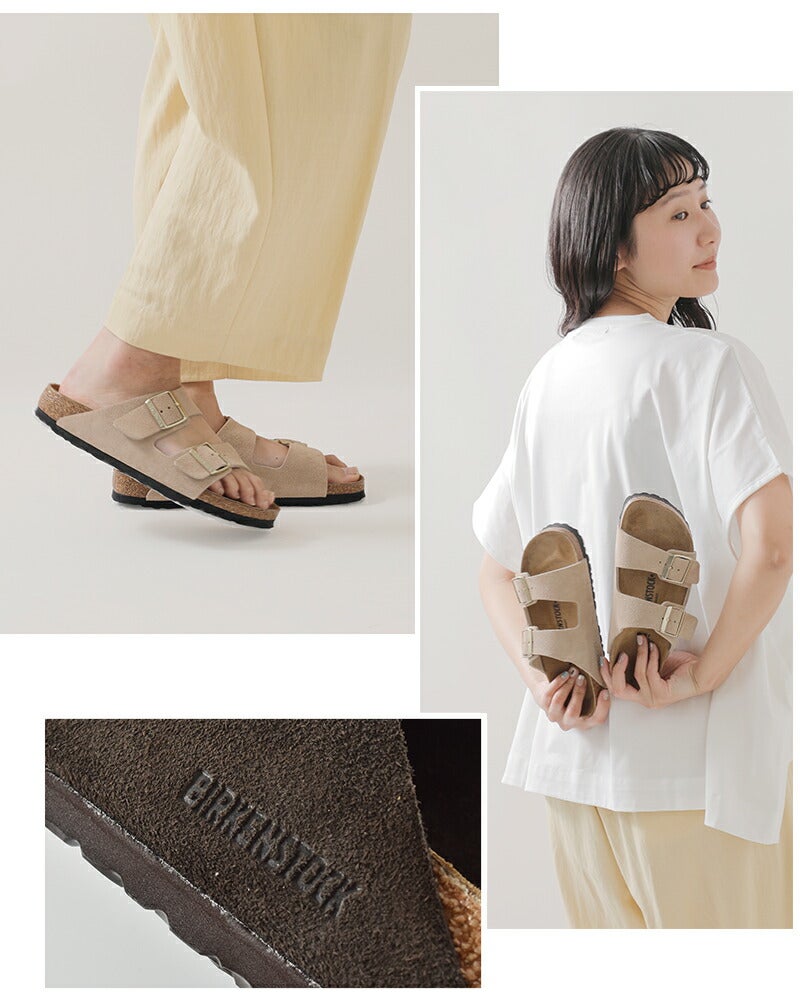 新品・未使用【BIRKENSTOCK】レザーサンダル/アリゾナ/ナロー幅(24) BIRKENSTOCK ビルケンシュトック アリゾナ スエード レザー ナロー