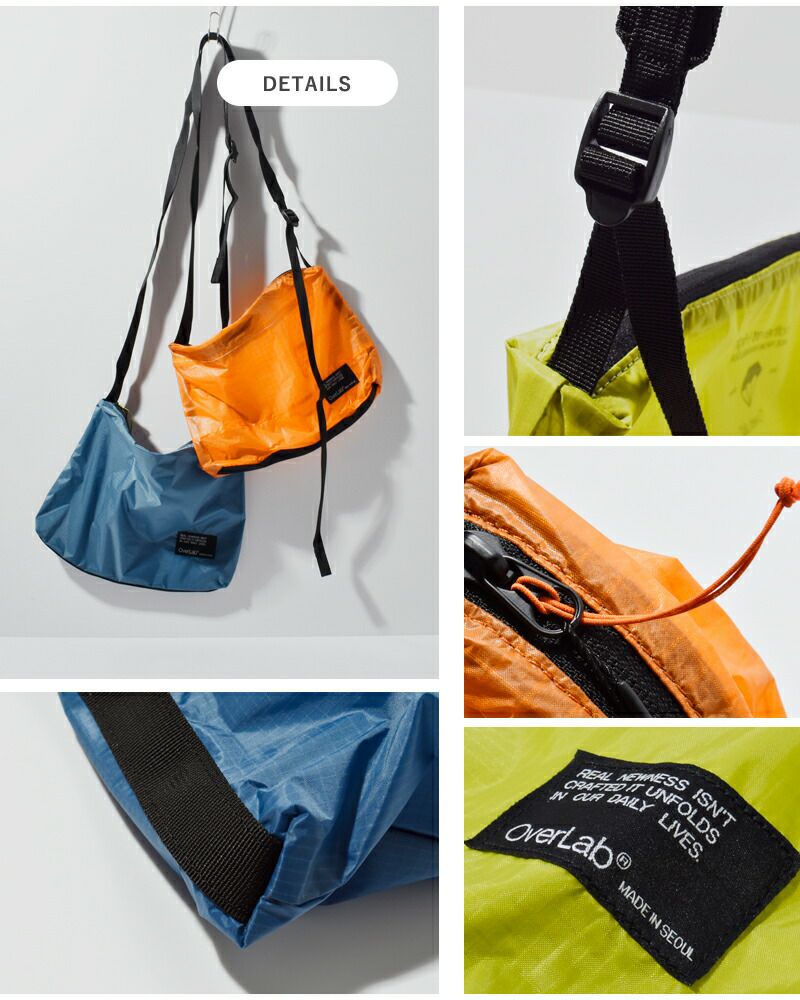 OverLab オーバーラボ 超軽量 スタンダード サコッシュ バッグ ovpr