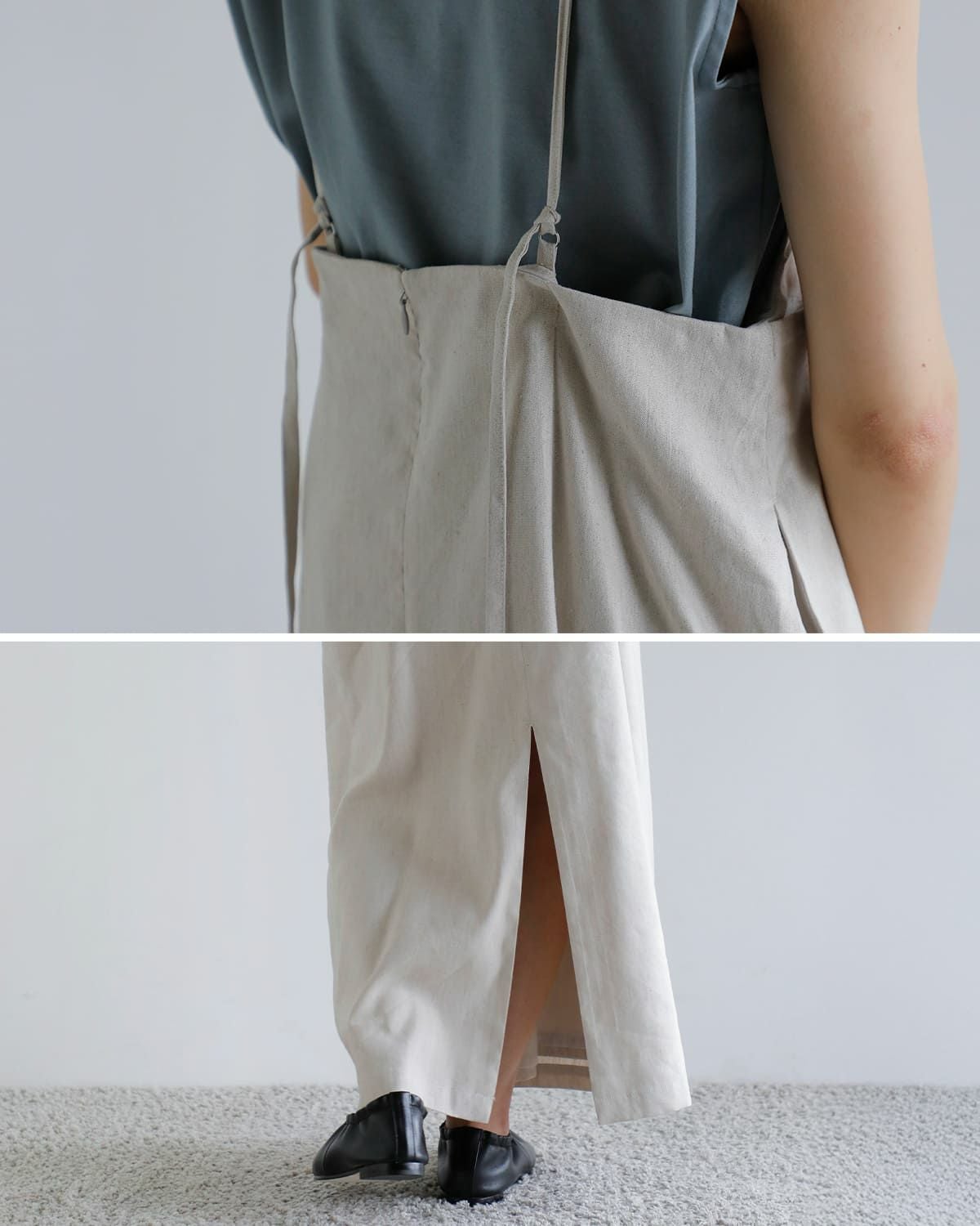 50%OFF】CLANE クラネ ドレープ ラップ キャミ スカート 18109-6132-kk