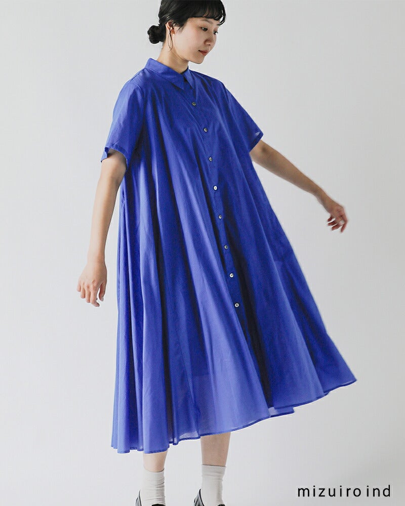 30%OFF】mizuiro ind ミズイロインド 60ローン コットン ハーフ