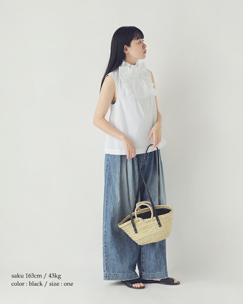 Aeta アエタ ロングハンドル バスケット バッグ Sサイズ “TAZA BASKET