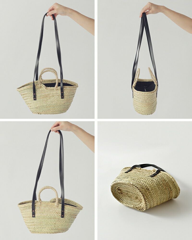 Aeta アエタ ロングハンドル バスケット バッグ Sサイズ “TAZA BASKET