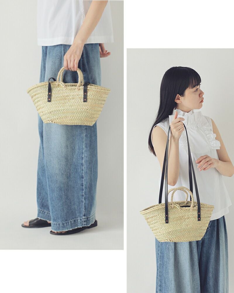 Aeta アエタ ロングハンドル バスケット バッグ Sサイズ “TAZA BASKET
