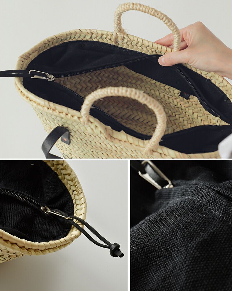 Aeta アエタ ロングハンドル バスケット バッグ Sサイズ “TAZA BASKET