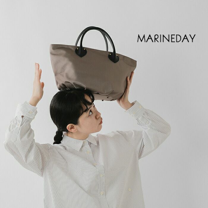 クーポン対象】MARINE DAY マリンデイ 66ナイロン×カウレザー