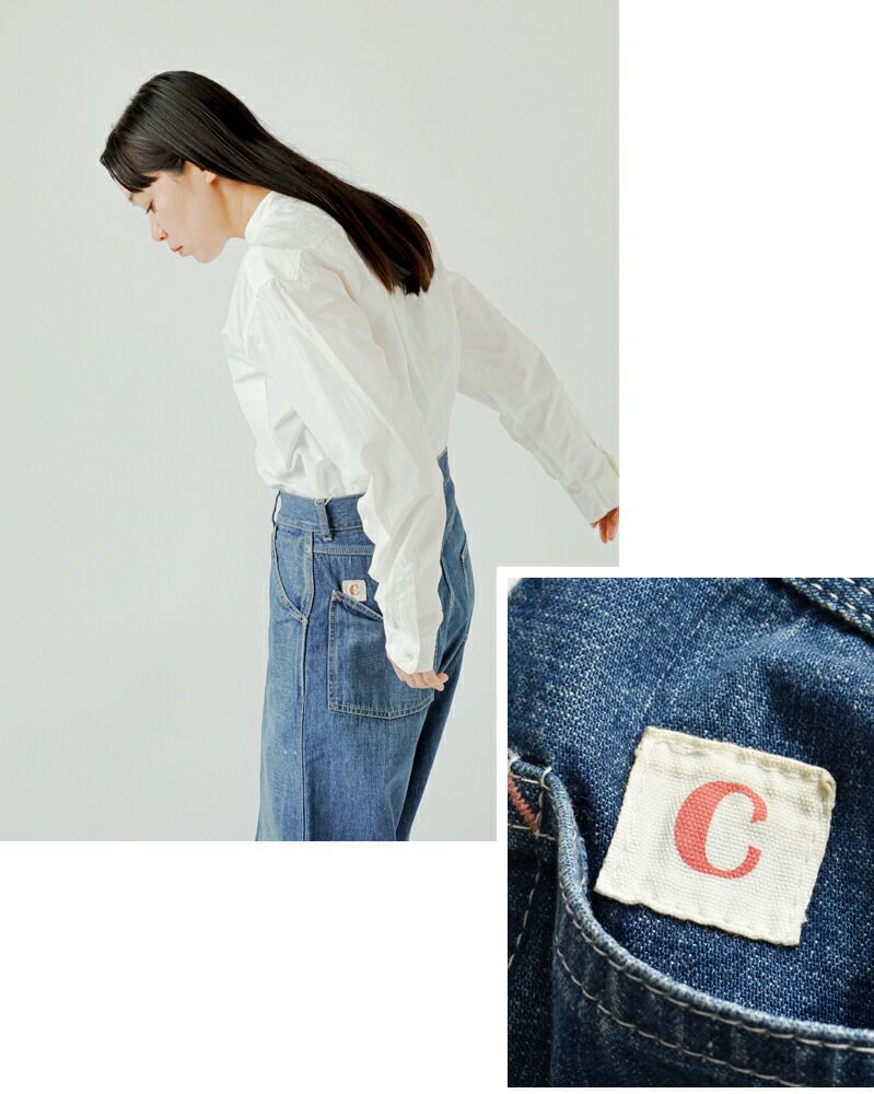 chimala チマラ 11oz ワーカーズ ネップ セルビッチ デニム ペインター