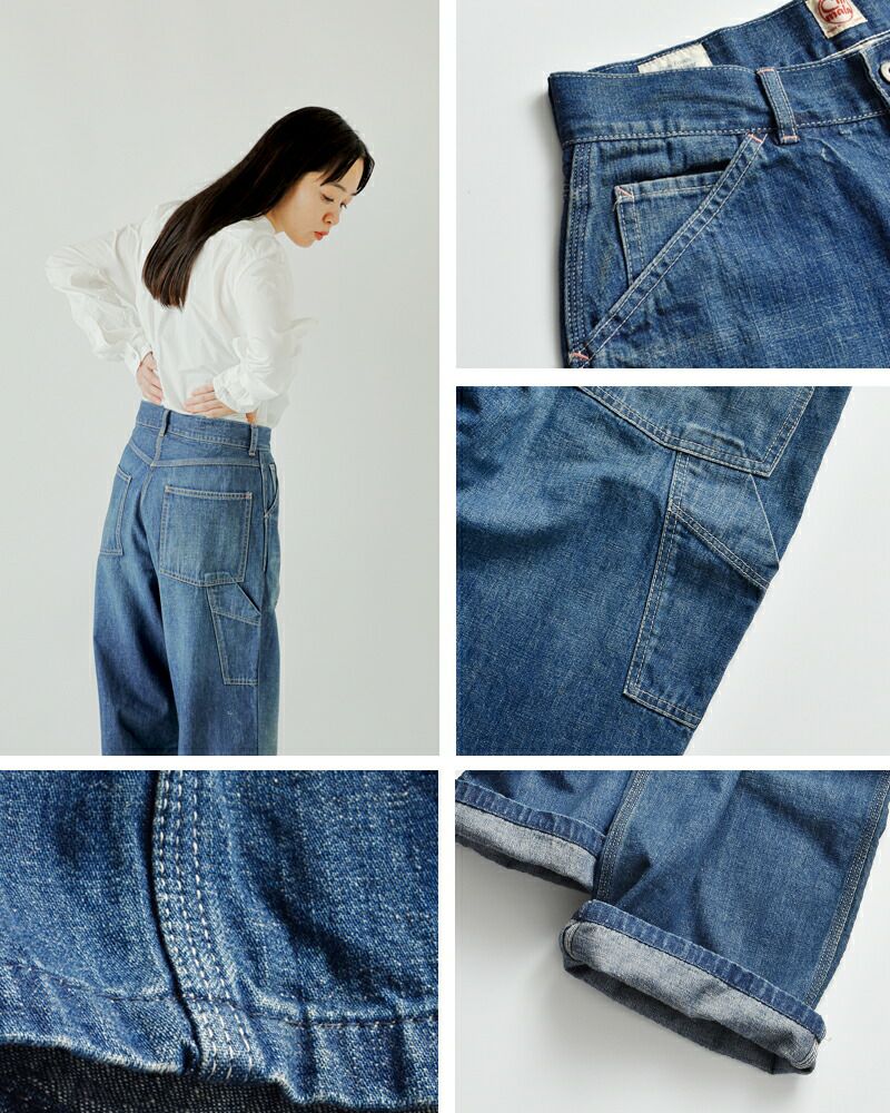chimala チマラ 11oz ワーカーズ ネップ セルビッチ デニム ペインター