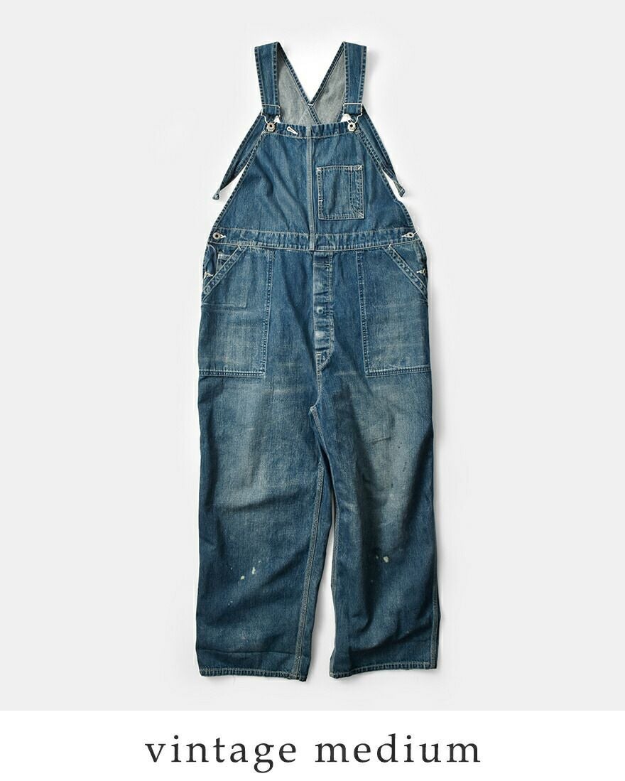 chimala チマラ アモスケイグ セルビッチ デニム オーバーオール cs40