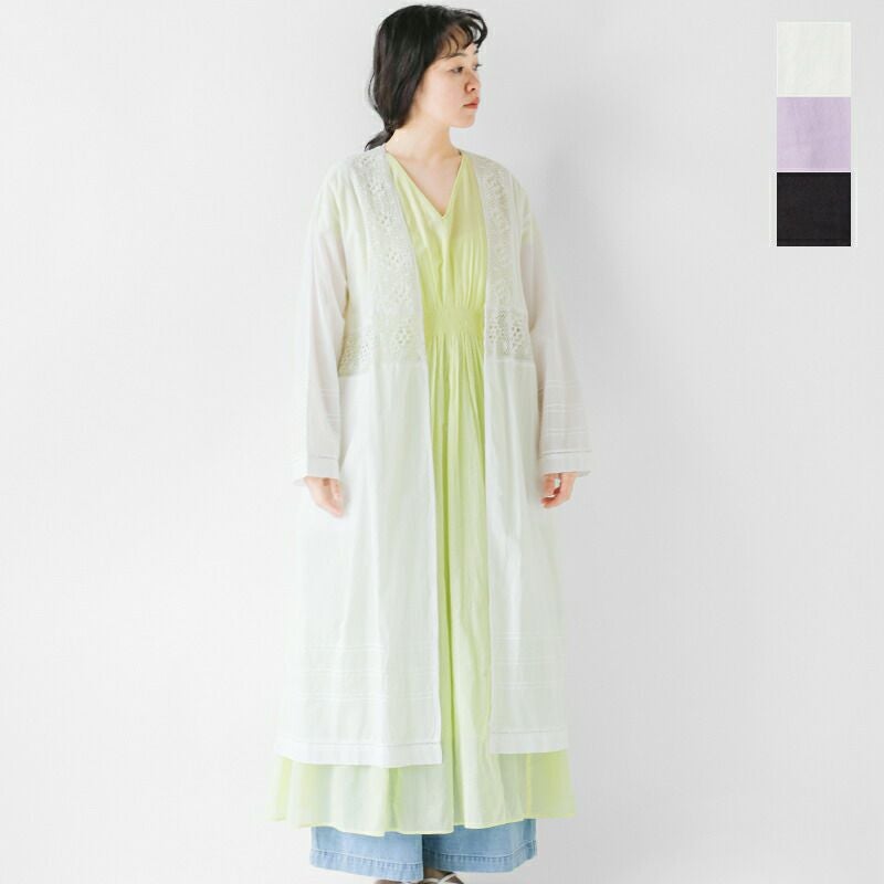 ne Quittez pas ヌキテパ キャンブリック レース ガウン “CAMBRIC LACE