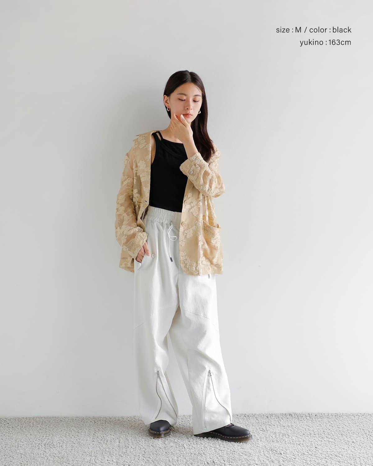 MANOF マノフ シアー レイヤード タンクトップ 89105-1022-kk