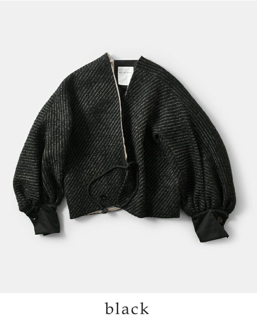 50%OFF】SI-HIRAI スーヒライ ウール スパーキーカルゼ/ヘリンボーン