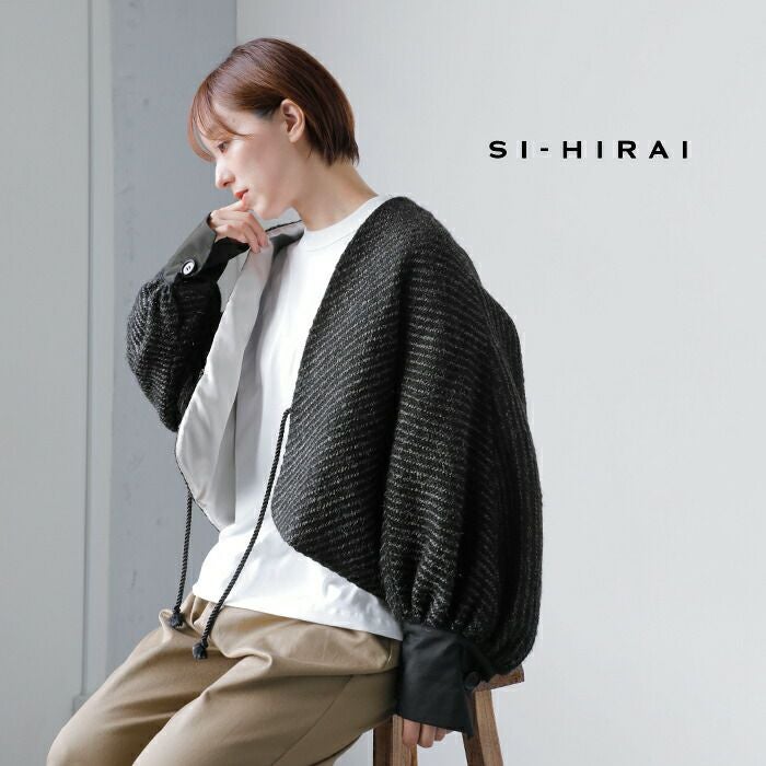 50%OFF】SI-HIRAI スーヒライ ウール スパーキーカルゼ/ヘリンボーン