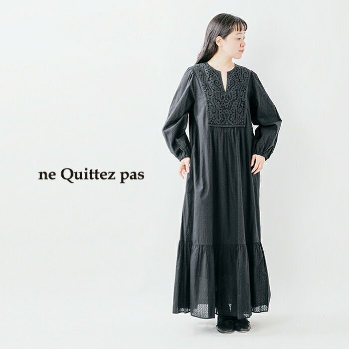 クーポン対象】ne Quittez pas ヌキテパ コットン レース ヨーク クーポン対象】ne Quittez pas ヌキテパ コットン レース ヨーク