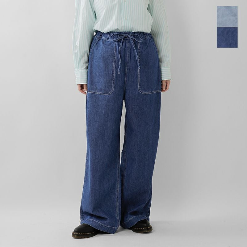 30%OFF】Johnbull ジョンブル ライトデニム イージー デッキ パンツ