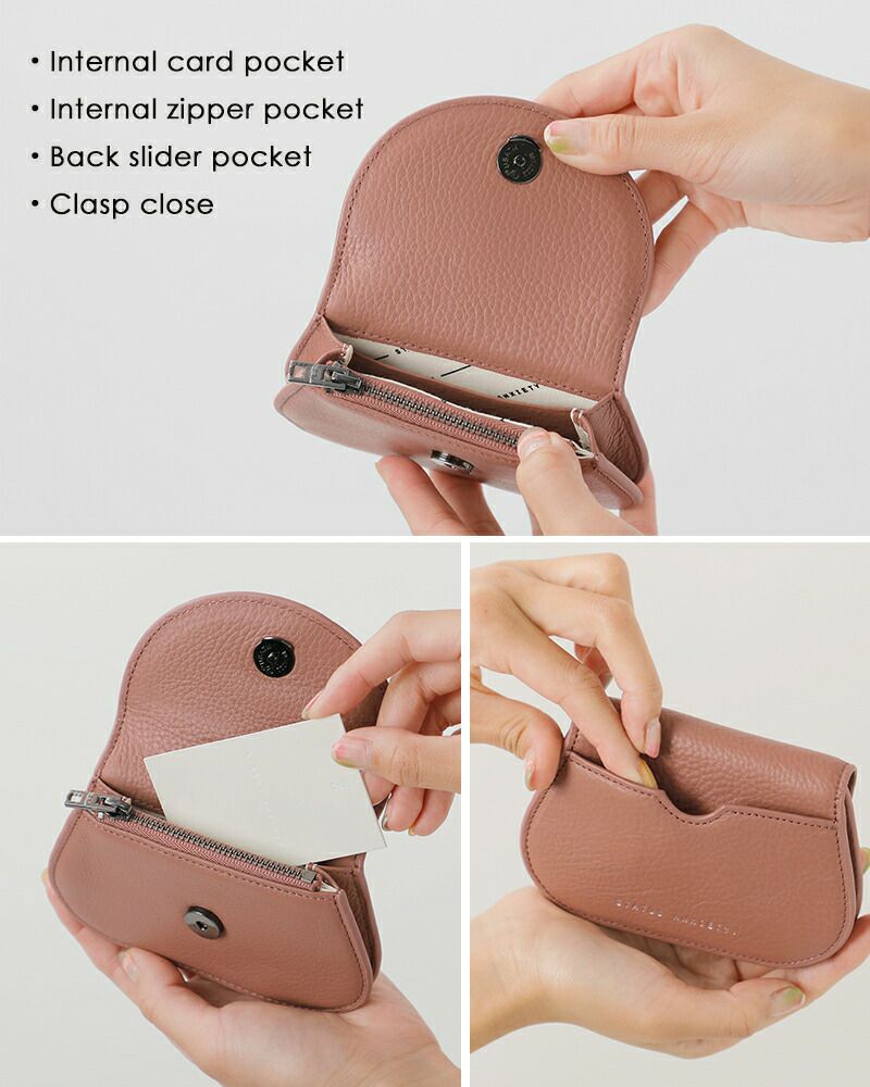 ハラコレザー財布 STATUS ANXIETY ワイルドキャト STATUS ANXIETY ステータスアングザエティー DELILAH wallet レザー