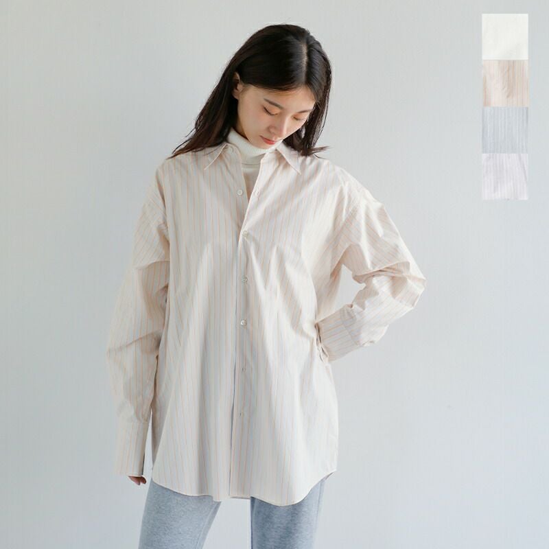 美品CREDONA クレドナ　シャツ　ブラウス CREDONA クレドナ レギュラーカラー シャツ “THE SHIRT” 1425410306-0