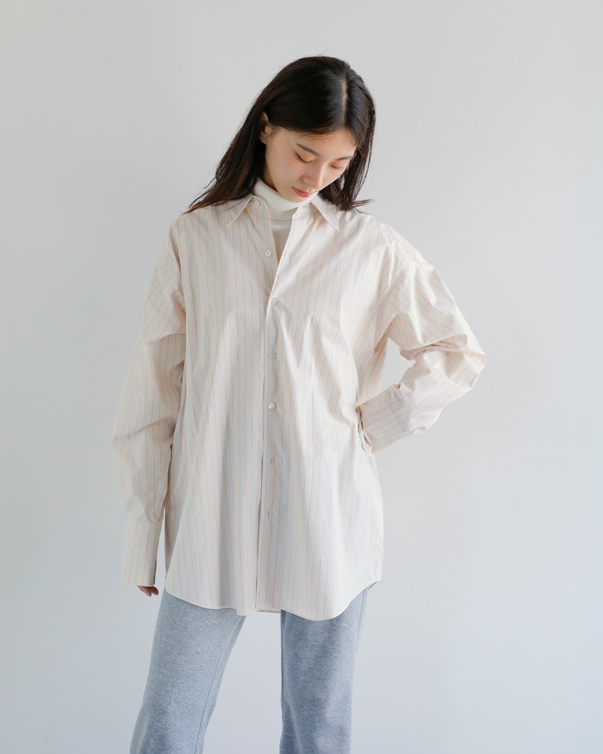 CREDONA クレドナ レギュラーカラー シャツ “THE SHIRT” 1425410306-0