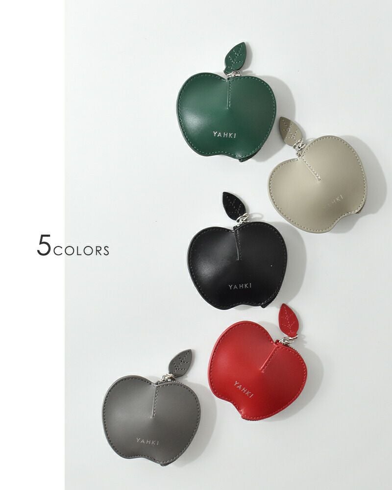 YAHKI ヤーキ スムースレザー アップル ミニポーチ yh-725-mn