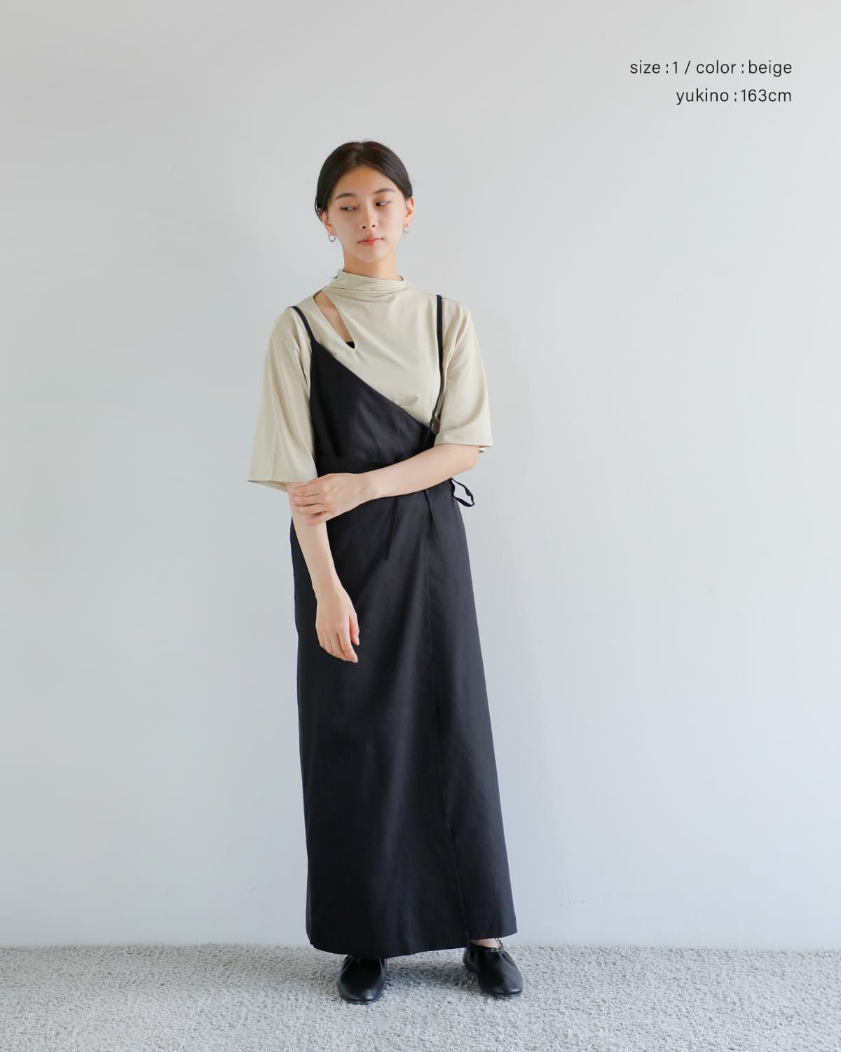 3こ1】【50%OFF】CLANE クラネ スラッシュネック ハーフスリーブ