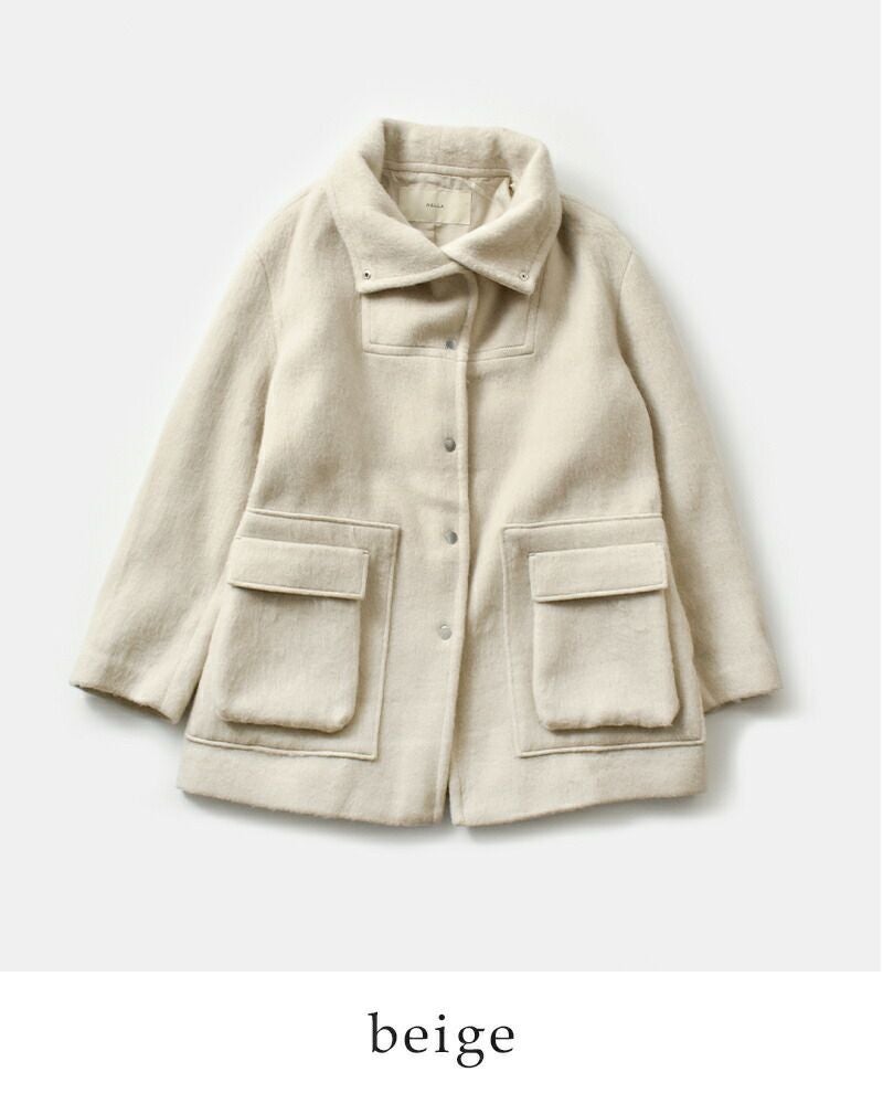 Hella ヘラ wool shaggy coatウールシャギーコート wool shaggy coat - Hella (ヘラ）公式通販サイト