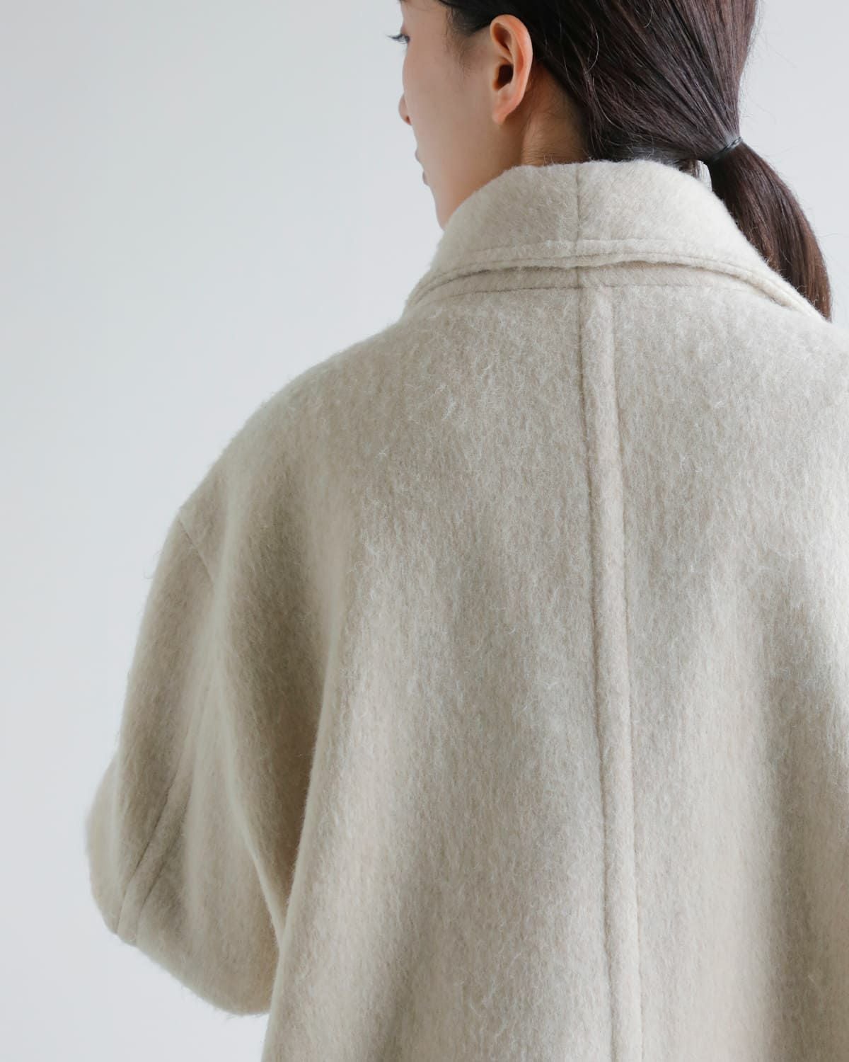 40%OFF】Hella ヘラ ウール混 シャギー コート “WOOL SHAGGY COAT