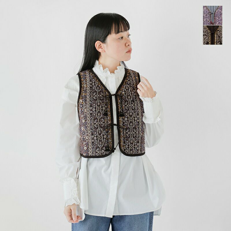 50%OFF】Sara Mallika サラマリカ コットン ジャガード フラワー