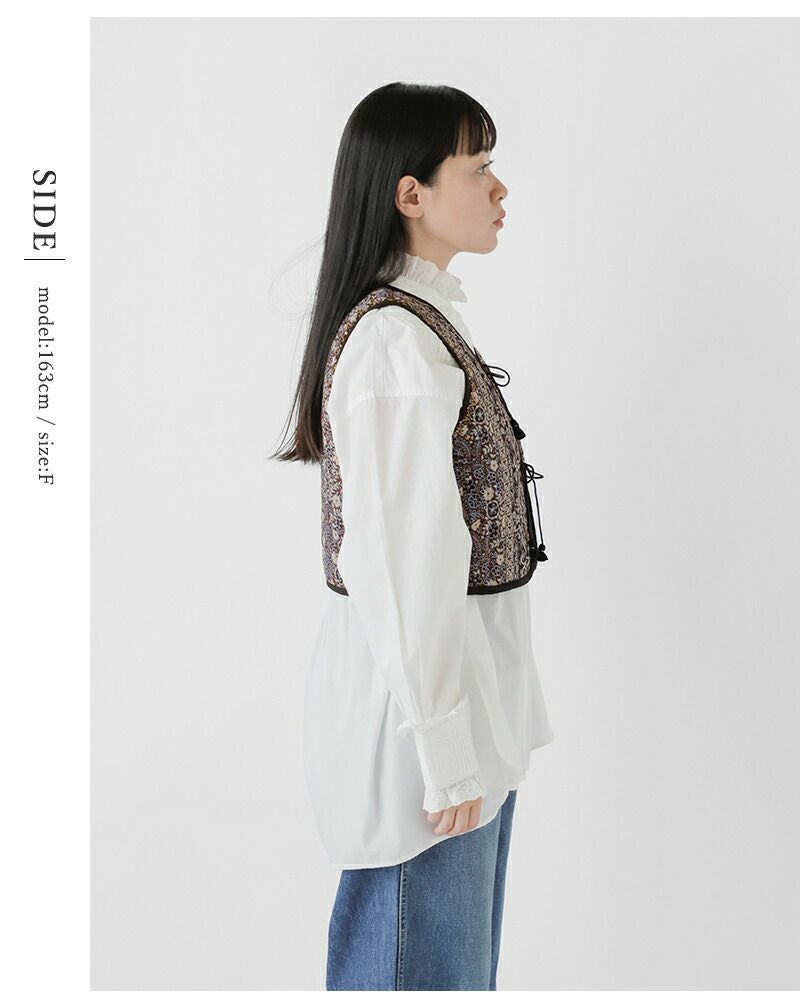 50%OFF】Sara Mallika サラマリカ コットン ジャガード フラワー