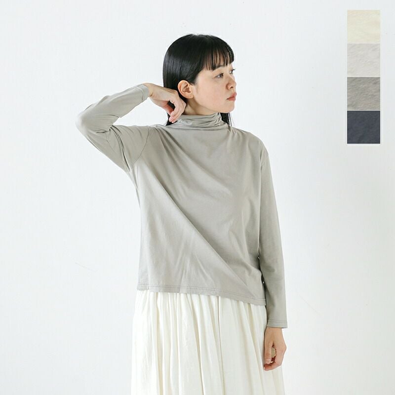 evam eva エヴァムエヴァ タートルネック カットソー プルオーバー