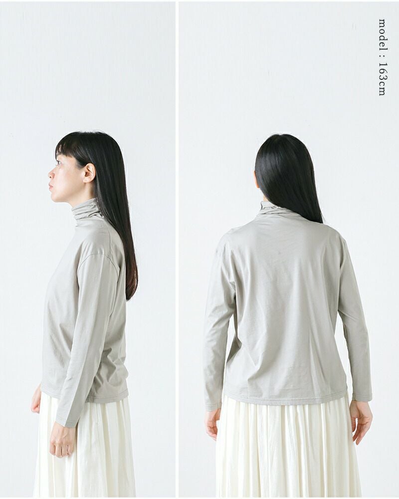 evam eva エヴァムエヴァ タートルネック カットソー プルオーバー