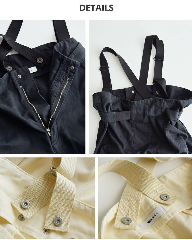 30%OFF】Johnbull ジョンブル コットン オーバーサイズ MIL サロペット