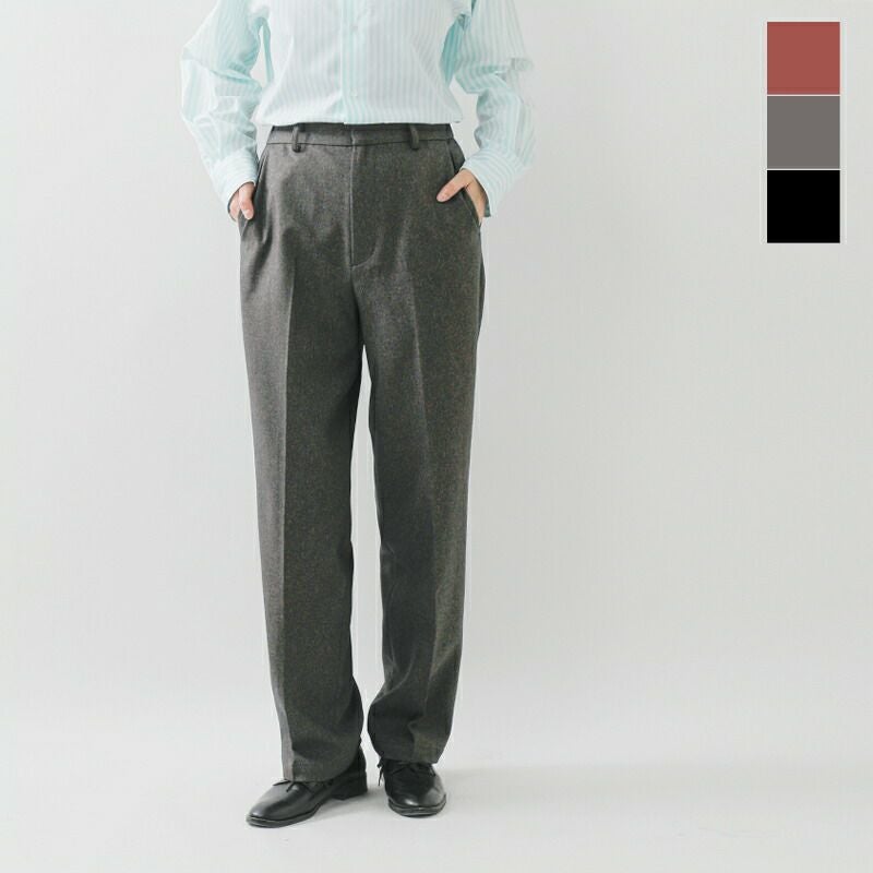 40%OFF】Johnbull ジョンブル ウールライク ピンタック ワイド