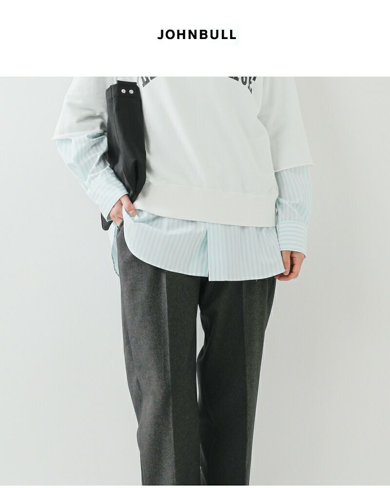 40%OFF】Johnbull ジョンブル ウールライク ピンタック ワイド