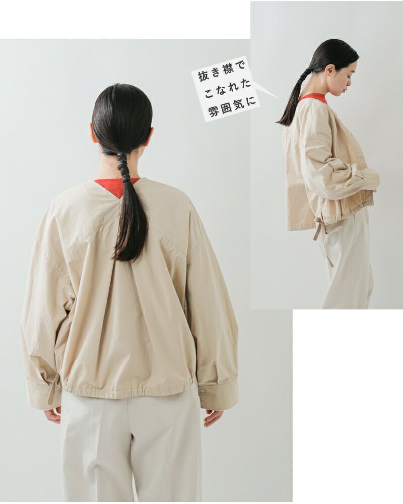 40%OFF】Johnbull ジョンブル MIL ノーカラー シャツ ブルゾン