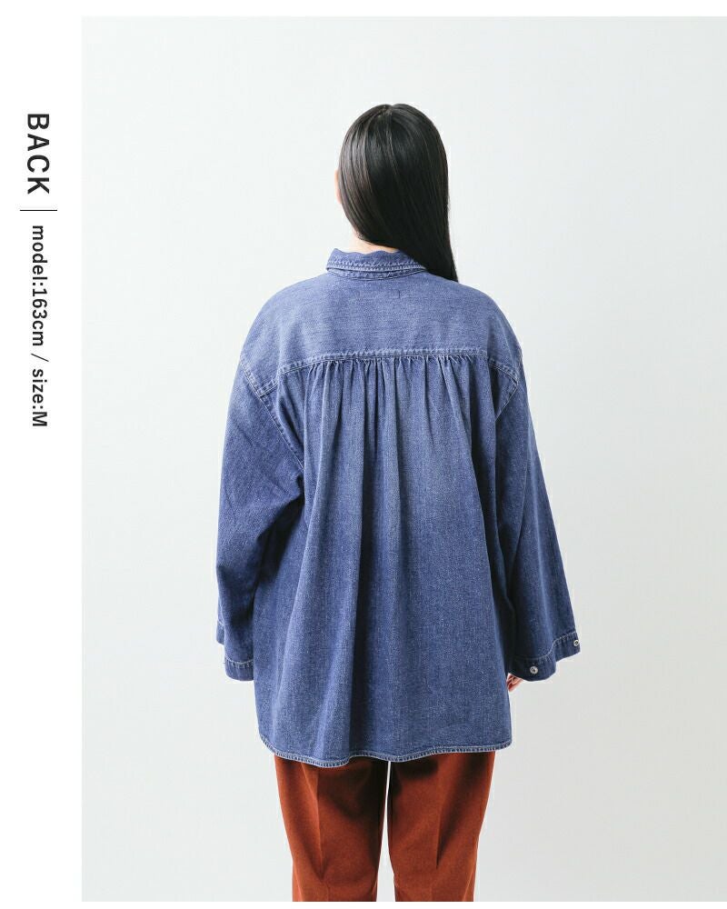 30%OFF】Johnbull ジョンブル ライトデニム オーバー ライン シャツ