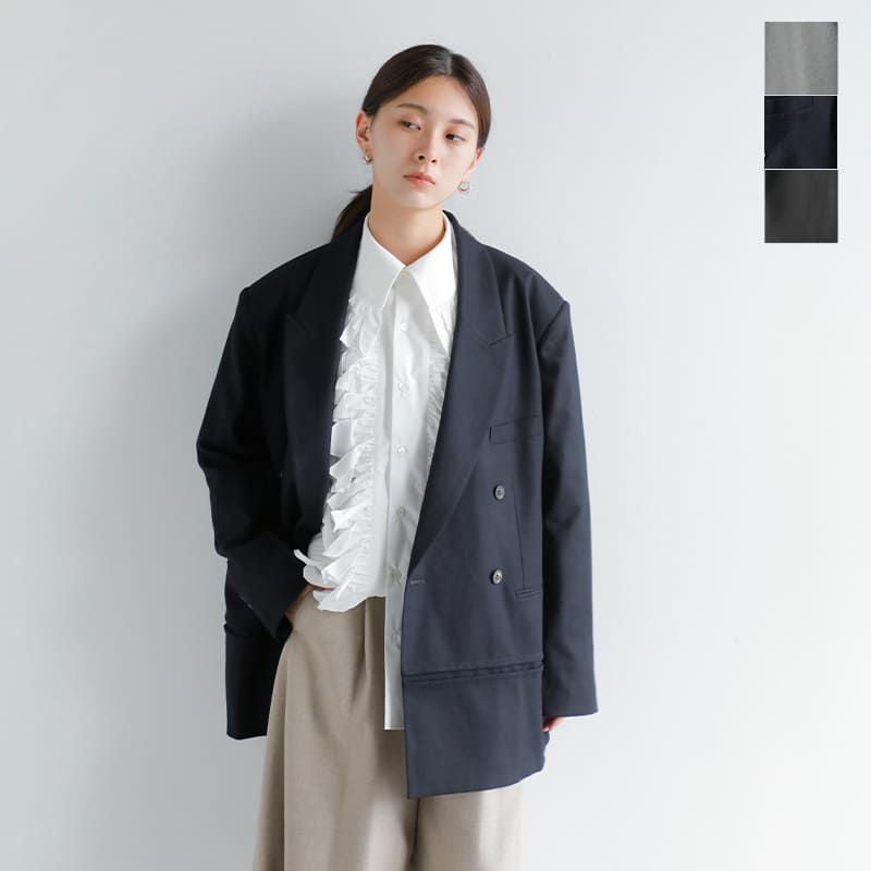 20%OFF】JUN MIKAMI ジュンミカミ ウール フラノ ダブル ジャケット