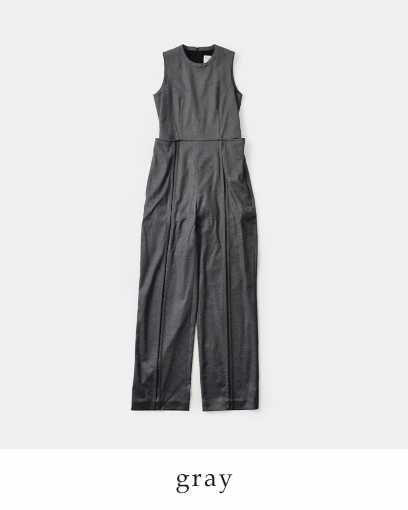 20%OFF】JUN MIKAMI ジュンミカミ ウール フラノ ジャンプスーツ 25aw