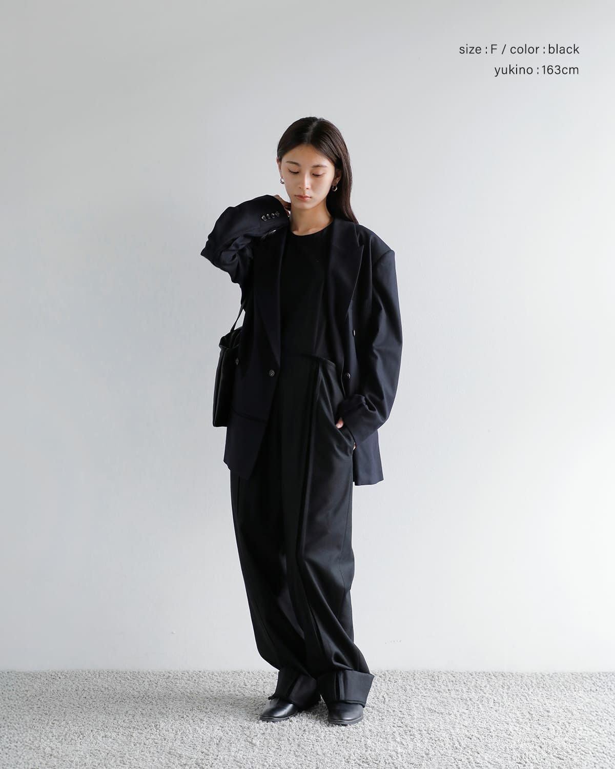 20%OFF】JUN MIKAMI ジュンミカミ ウール フラノ ジャンプスーツ 25aw
