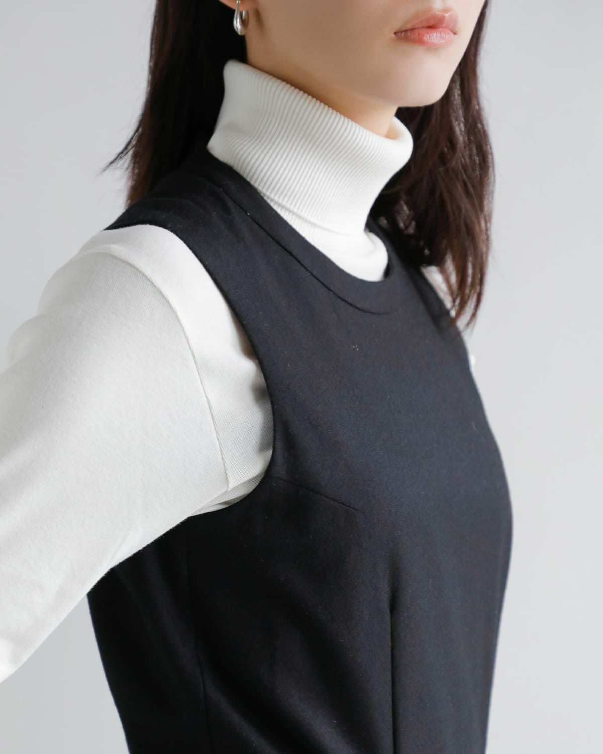 20%OFF】JUN MIKAMI ジュンミカミ ウール フラノ ジャンプスーツ 25aw