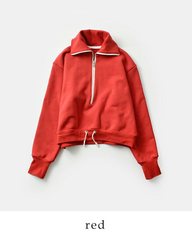 20%OFF】JUN MIKAMI ジュンミカミ コットン ハーフジップ スウェット