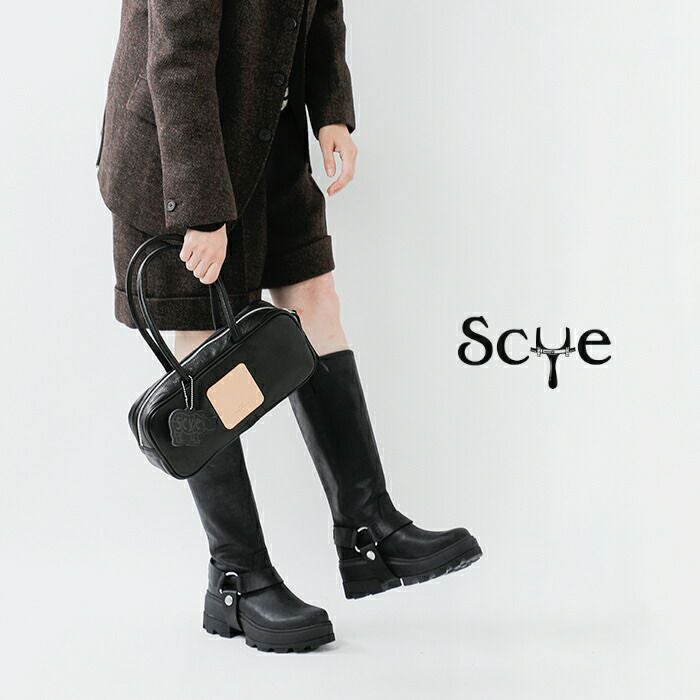 Scye サイ ソフトレザーパファー ミニボストンバッグ “Soft Leather