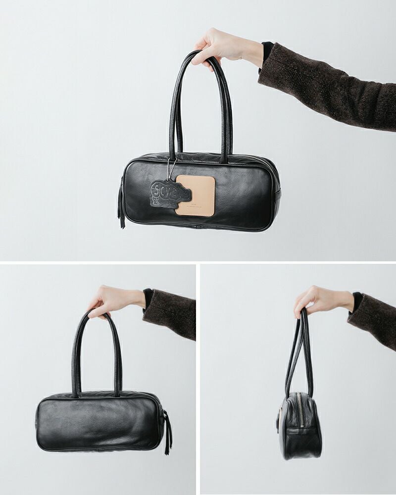 Scye サイ ソフトレザーパファー ミニボストンバッグ “Soft Leather