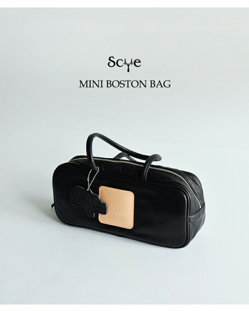 Scye サイ ソフトレザーパファー ミニボストンバッグ “Soft Leather