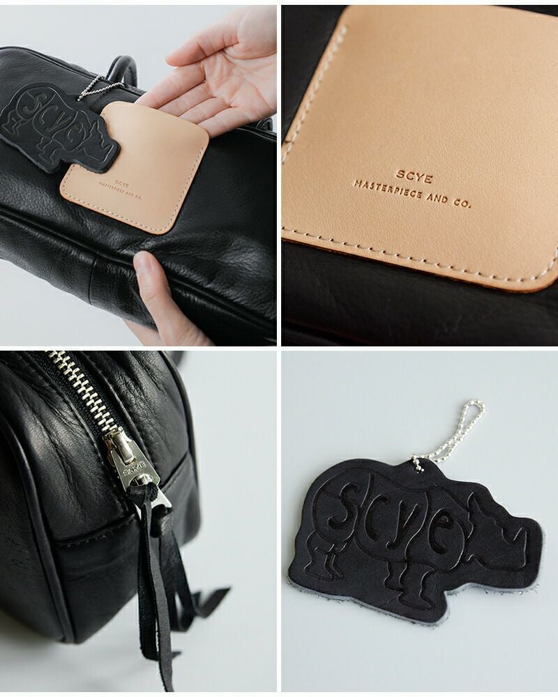 Scye サイ ソフトレザーパファー ミニボストンバッグ “Soft Leather