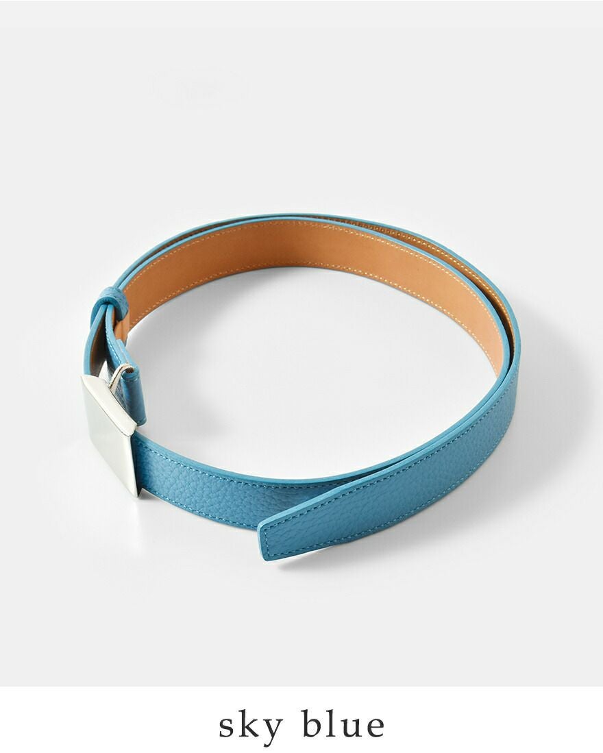 50%OFF】Scye サイ シュリンクレザー ボックス バックル ベルト