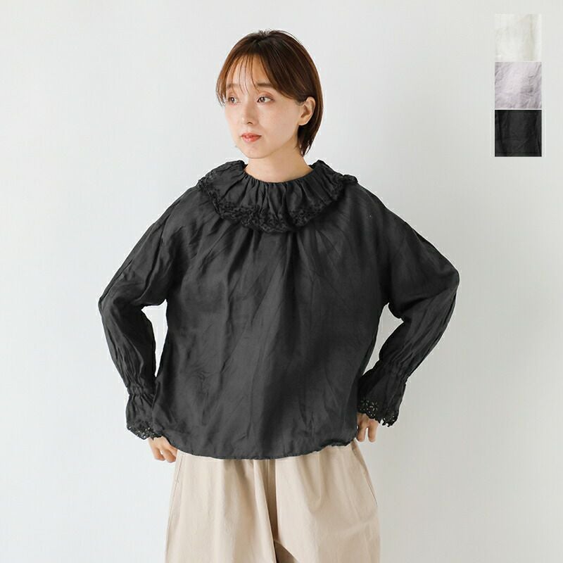 gasa grue 太陽の植物 メッシュレースブラウス ブラック 41211-02407 サイズF ブラウス シャツ ブラック レディース ガサグルー【中古】4-0907M♪ 楽天市場】gasa grue 太陽の植物 メッシュレースブラウス ブラック