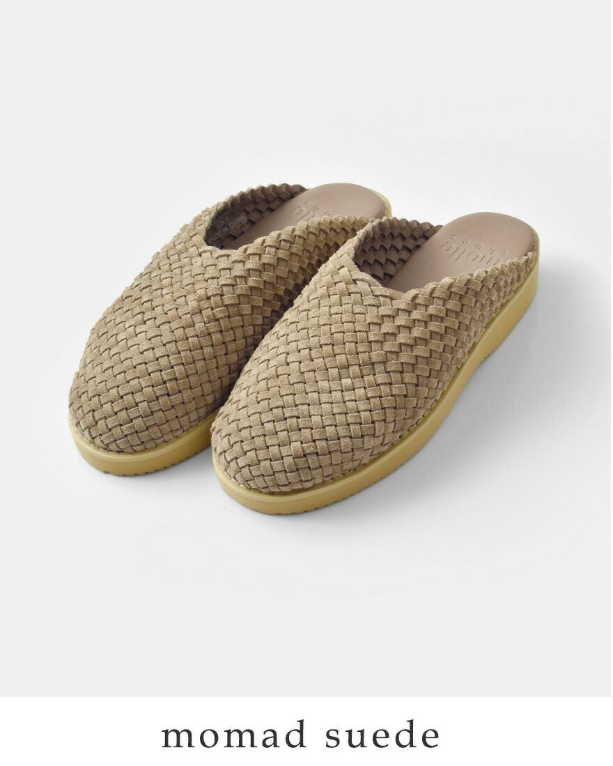 molle shoes モールシューズ メッシュレザー モックシューズ “WOVEN