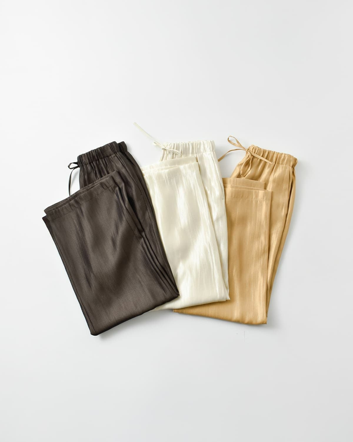 MANOF マノフ グリッター リラックス パンツ 89110-7032-kk レディース