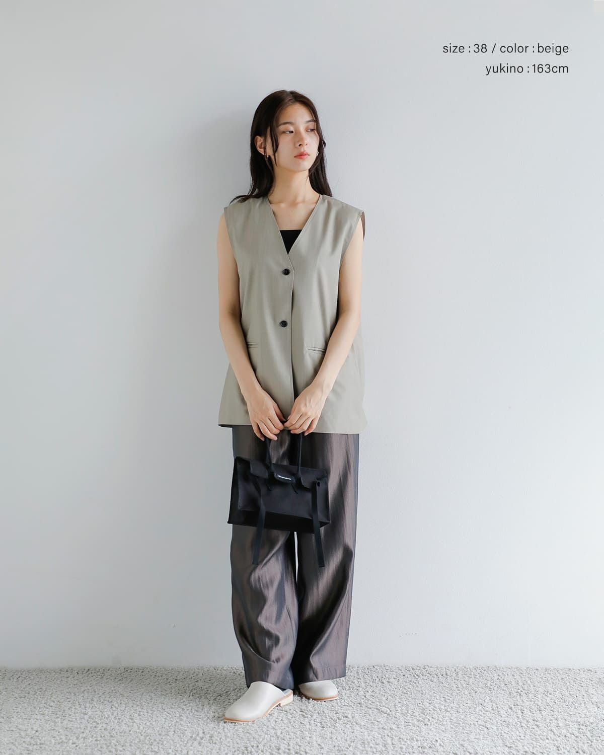 40%OFF】anuke アンヌーク Vネック ステッチ ベスト “Vneck Stitch
